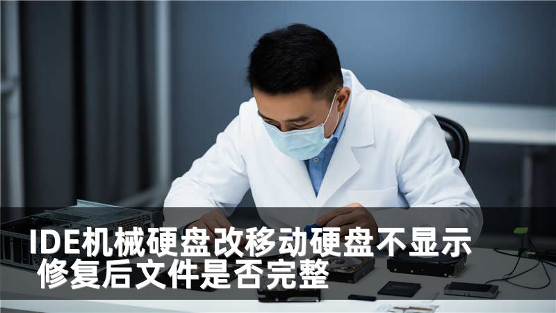 IDE机械硬盘改移动硬盘不显示 修复后文件是否完整