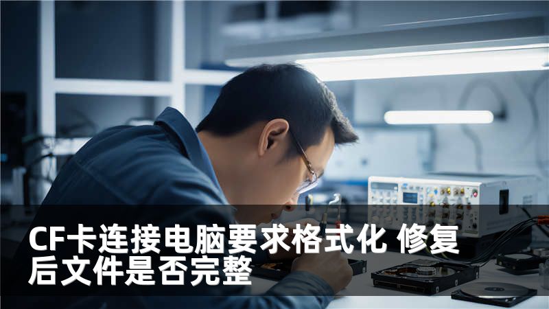 CF卡连接电脑要求格式化 修复后文件是否完整