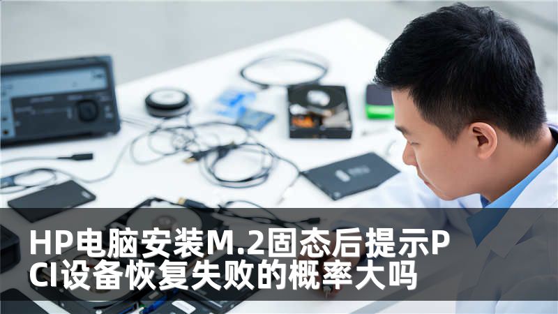 HP电脑安装M.2固态后提示PCI设备恢复失败的概率大吗