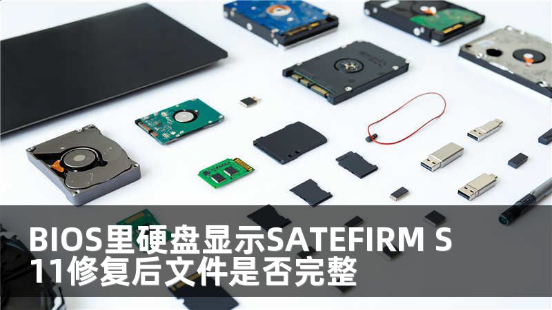 BIOS里硬盘显示SATEFIRM S11修复后文件是否完整