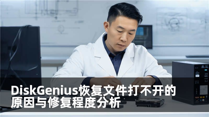 DiskGenius恢复文件打不开的原因与修复程度分析