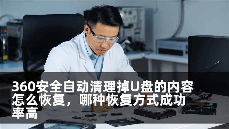 360安全自动清理掉U盘的内容怎么恢复，哪种恢复方式成功率高