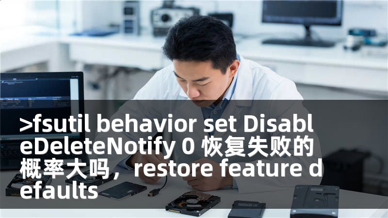 >fsutil behavior set DisableDeleteNotify 0 恢复失败的概率大吗，restore feature defaults
