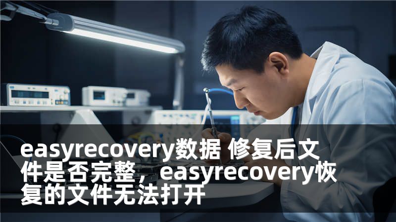 easyrecovery数据 修复后文件是否完整，easyrecovery恢复的文件无法打开