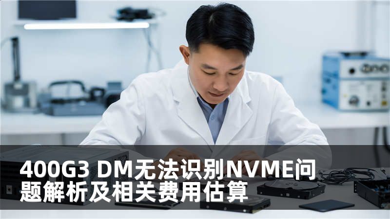400G3 DM无法识别NVME问题解析及相关费用估算