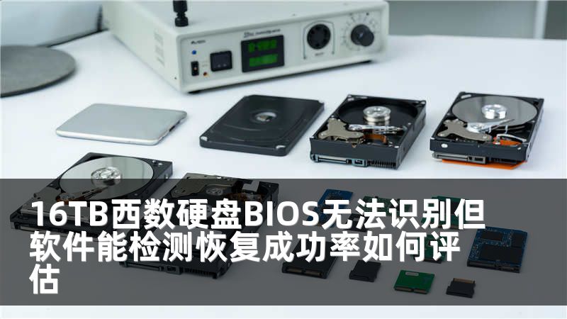 16TB西数硬盘BIOS无法识别但软件能检测恢复成功率如何评估