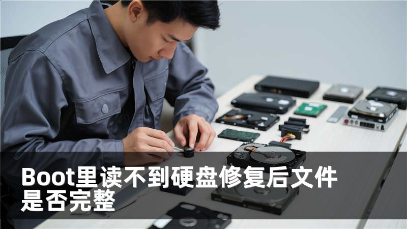 Boot里读不到硬盘修复后文件是否完整