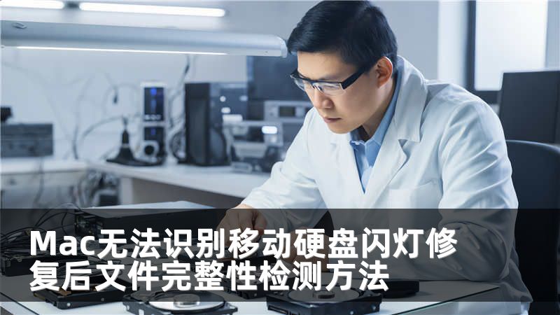 Mac无法识别移动硬盘闪灯修复后文件完整性检测方法