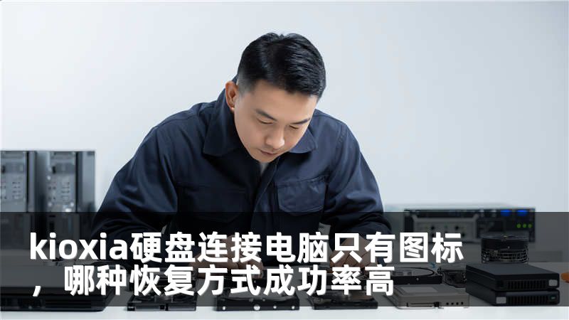 kioxia硬盘连接电脑只有图标，哪种恢复方式成功率高