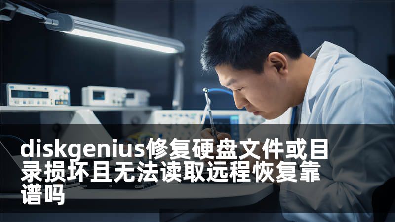 diskgenius修复硬盘文件或目录损坏且无法读取远程恢复靠谱吗