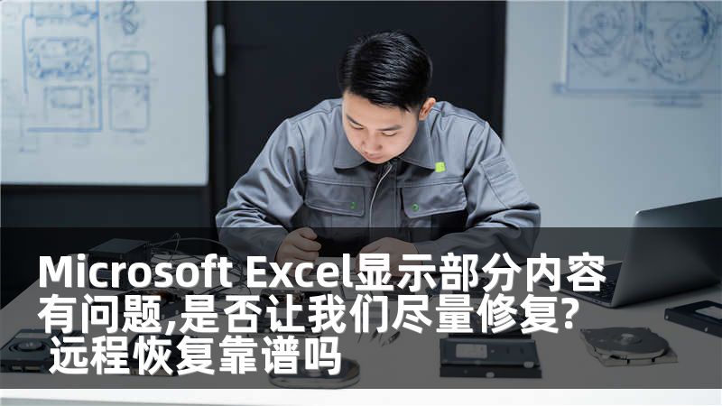 Microsoft Excel显示部分内容有问题,是否让我们尽量修复? 远程恢复靠谱吗