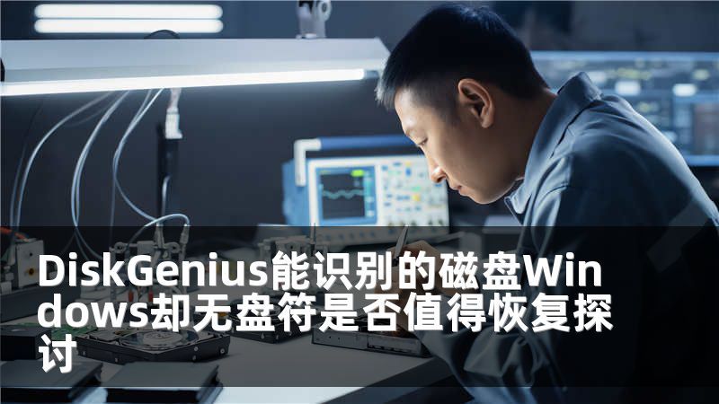 DiskGenius能识别的磁盘Windows却无盘符是否值得恢复探讨
