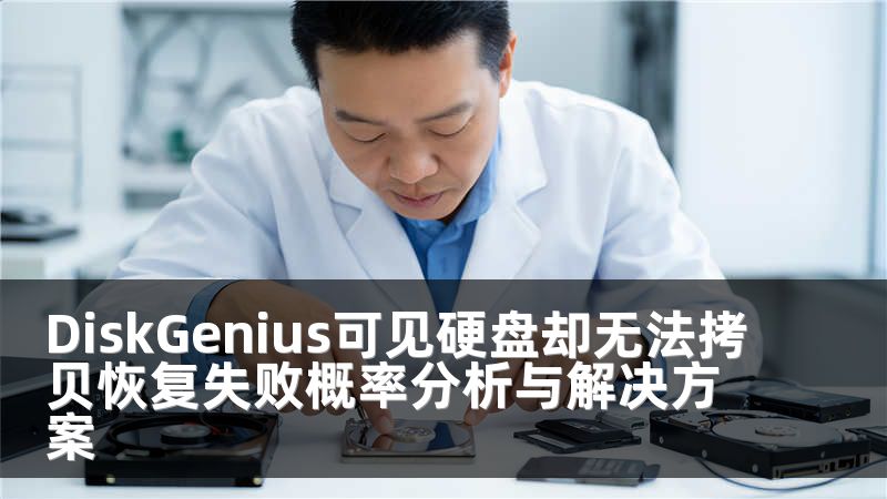 DiskGenius可见硬盘却无法拷贝恢复失败概率分析与解决方案