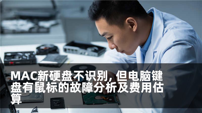 MAC新硬盘不识别, 但电脑键盘有鼠标的故障分析及费用估算