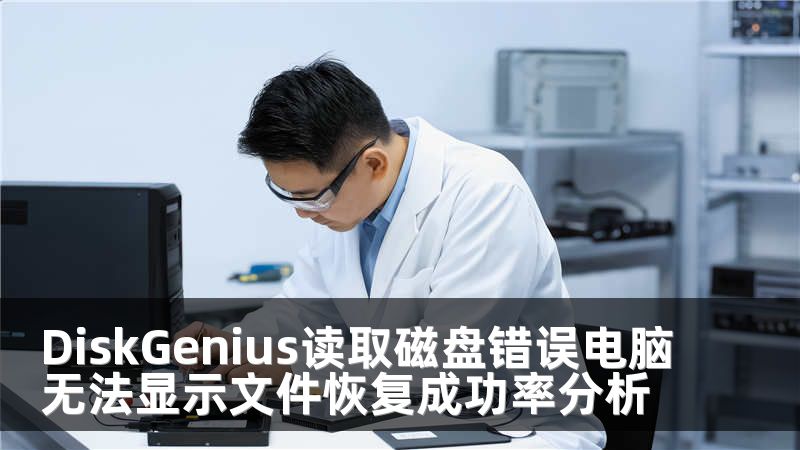 DiskGenius读取磁盘错误电脑无法显示文件恢复成功率分析