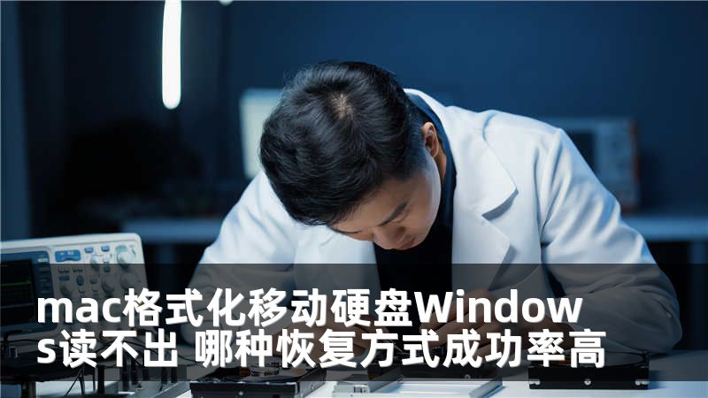 mac格式化移动硬盘Windows读不出 哪种恢复方式成功率高
