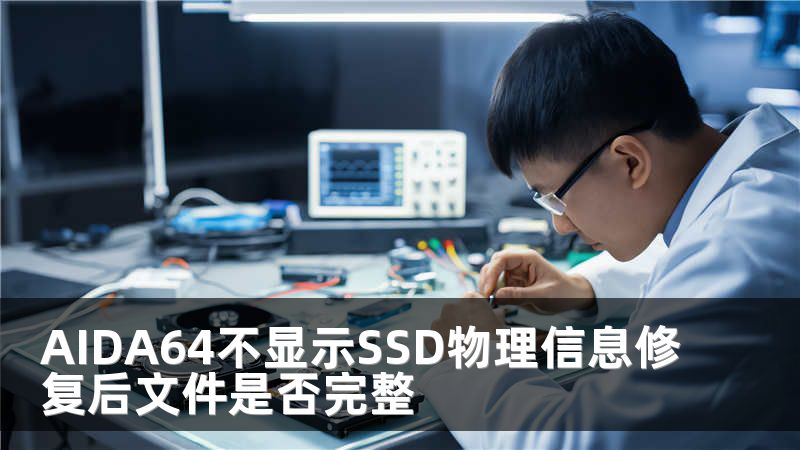 AIDA64不显示SSD物理信息修复后文件是否完整