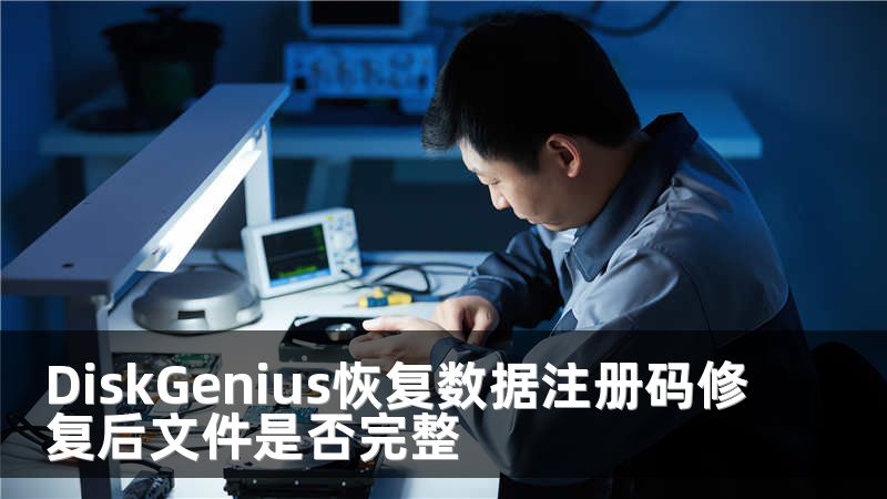 DiskGenius恢复数据注册码修复后文件是否完整