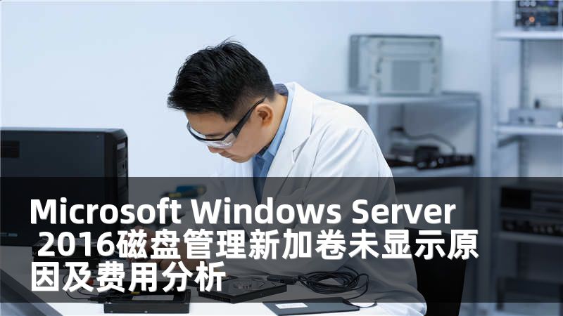 Microsoft Windows Server 2016磁盘管理新加卷未显示原因及费用分析