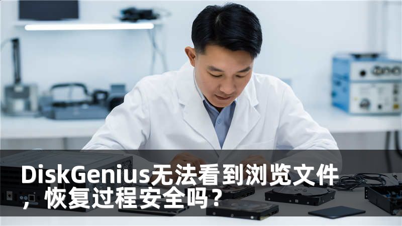 DiskGenius无法看到浏览文件，恢复过程安全吗？