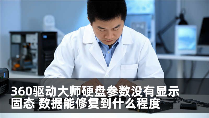 360驱动大师硬盘参数没有显示固态 数据能修复到什么程度