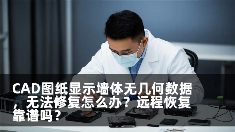 CAD图纸显示墙体无几何数据，无法修复怎么办？远程恢复靠谱吗？