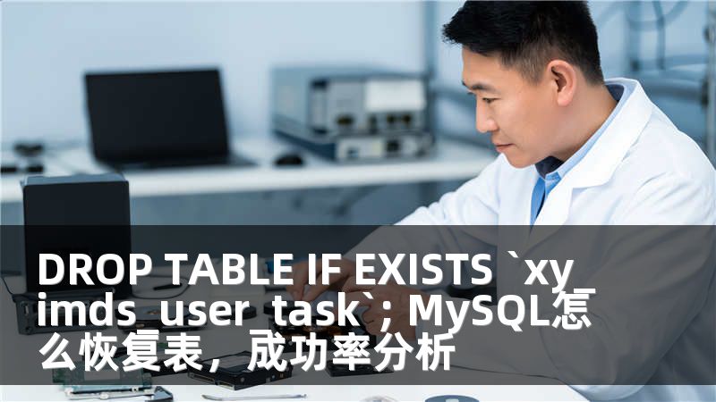 DROP TABLE IF EXISTS `xy_imds_user_task`; MySQL怎么恢复表，成功率分析