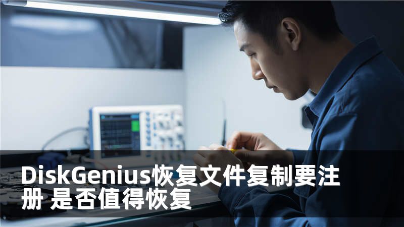 DiskGenius恢复文件复制要注册 是否值得恢复