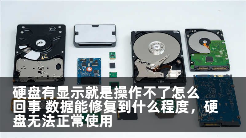 硬盘有显示就是操作不了怎么回事 数据能修复到什么程度，硬盘无法正常使用