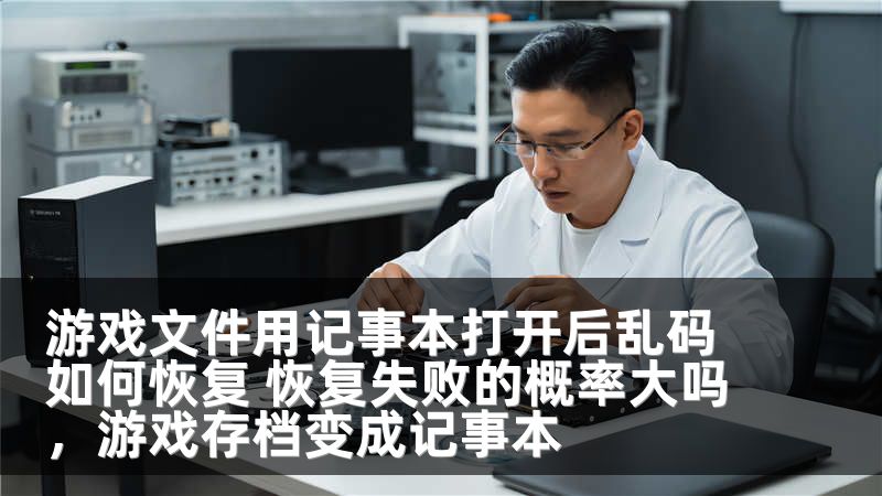 游戏文件用记事本打开后乱码如何恢复 恢复失败的概率大吗，游戏存档变成记事本