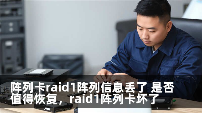 阵列卡raid1阵列信息丢了 是否值得恢复，raid1阵列卡坏了