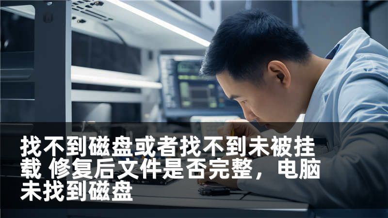 找不到磁盘或者找不到未被挂载 修复后文件是否完整，电脑未找到磁盘