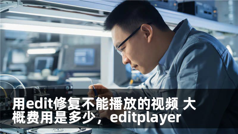 用edit修复不能播放的视频 大概费用是多少，editplayer