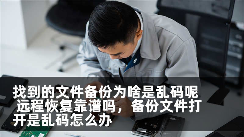 找到的文件备份为啥是乱码呢 远程恢复靠谱吗，备份文件打开是乱码怎么办