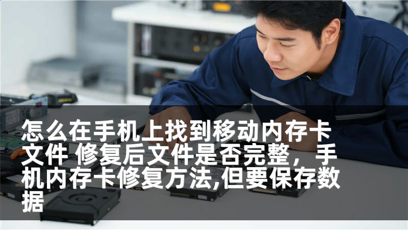 怎么在手机上找到移动内存卡文件 修复后文件是否完整，手机内存卡修复方法,但要保存数据