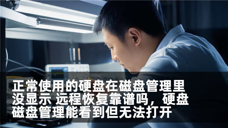 正常使用的硬盘在磁盘管理里没显示 远程恢复靠谱吗，硬盘磁盘管理能看到但无法打开