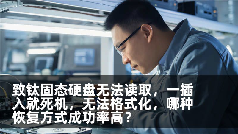 致钛固态硬盘无法读取，一插入就死机，无法格式化，哪种恢复方式成功率高？