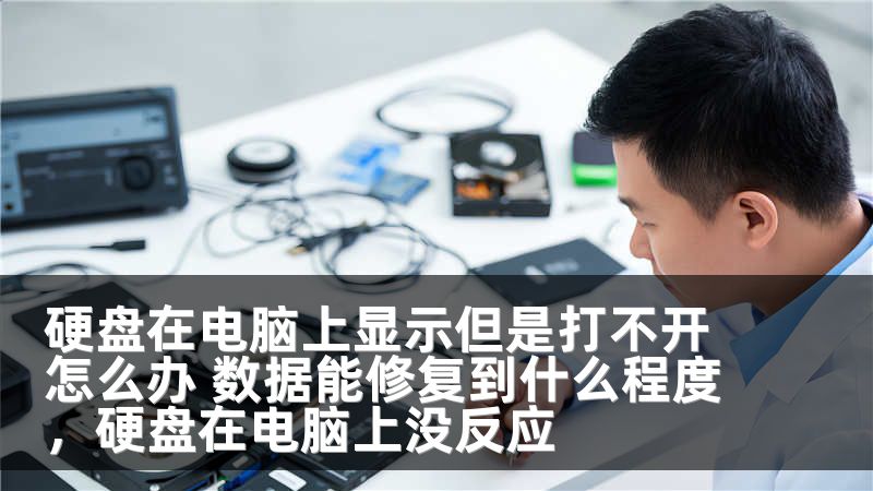 硬盘在电脑上显示但是打不开怎么办 数据能修复到什么程度，硬盘在电脑上没反应