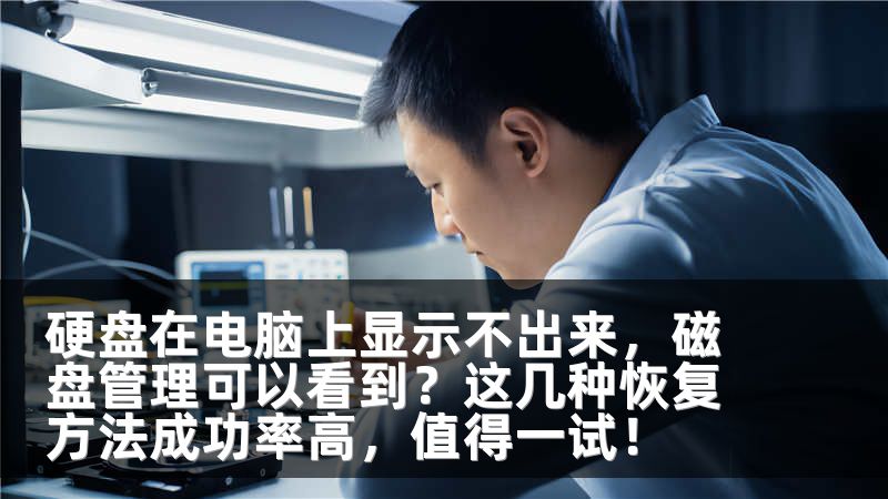 硬盘在电脑上显示不出来，磁盘管理可以看到？这几种恢复方法成功率高，值得一试！