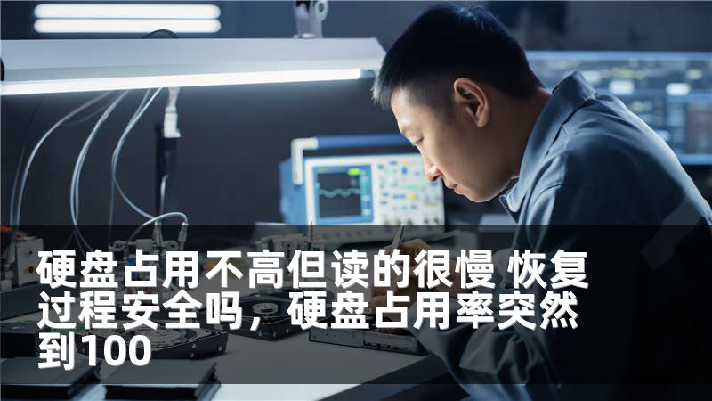 硬盘占用不高但读的很慢 恢复过程安全吗,硬盘占用率突然到100