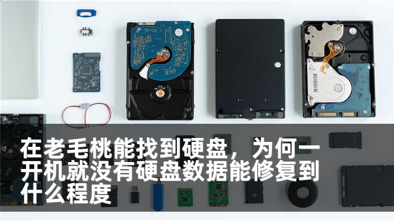 在老毛桃能找到硬盘，为何一开机就没有硬盘数据能修复到什么程度