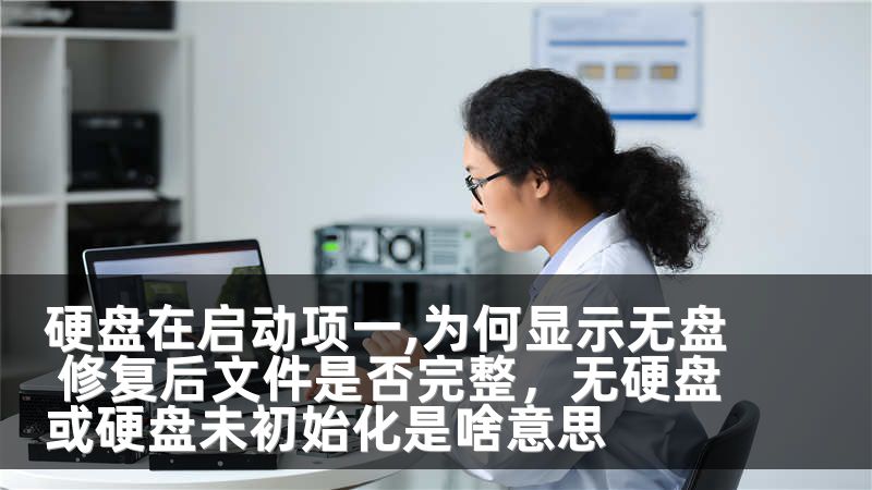 硬盘在启动项一,为何显示无盘 修复后文件是否完整，无硬盘或硬盘未初始化是啥意思