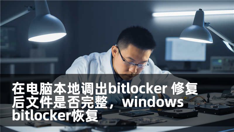 在电脑本地调出bitlocker 修复后文件是否完整，windows bitlocker恢复