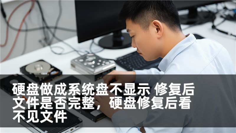 硬盘做成系统盘不显示 修复后文件是否完整,硬盘修复后看不见文件
