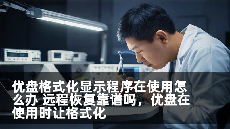 优盘格式化显示程序在使用怎么办 远程恢复靠谱吗,优盘在使用时让格式化