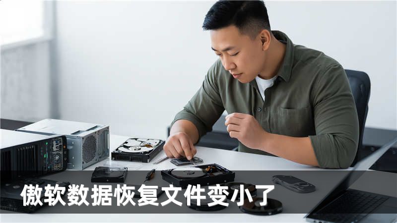傲软数据恢复文件变小了