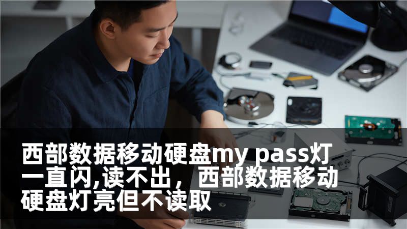 西部数据移动硬盘my pass灯一直闪,读不出,西部数据移动硬盘灯亮但不读取