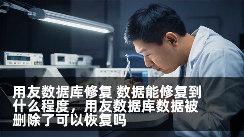 用友数据库修复 数据能修复到什么程度，用友数据库数据被删除了可以恢复吗