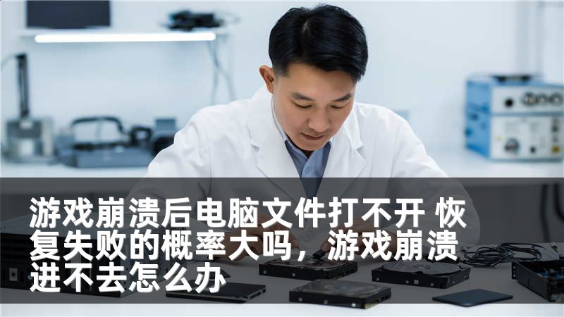 游戏崩溃后电脑文件打不开 恢复失败的概率大吗，游戏崩溃进不去怎么办