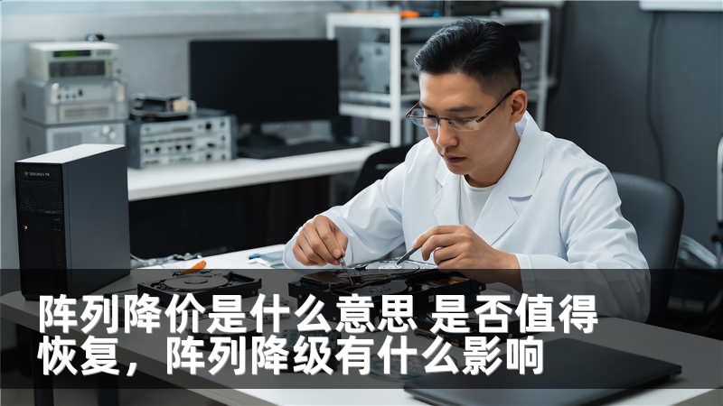 阵列降价是什么意思 是否值得恢复，阵列降级有什么影响